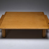 Italian square coffee table in oak
