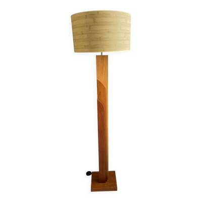 Lampe lampadaire k-lighting scandinave teck vintage 1970