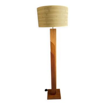 K-lighting vintage 1970s Scandinavian teak floor lamp