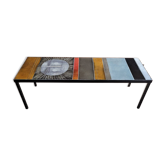 Roger Capron coffee table, "sun" model.