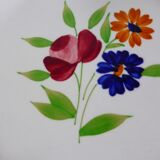 Round serving dish from the Badonviller factory