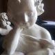 Buste de femme en platre La liseuse