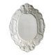 Plat ancien en céramique travaillée