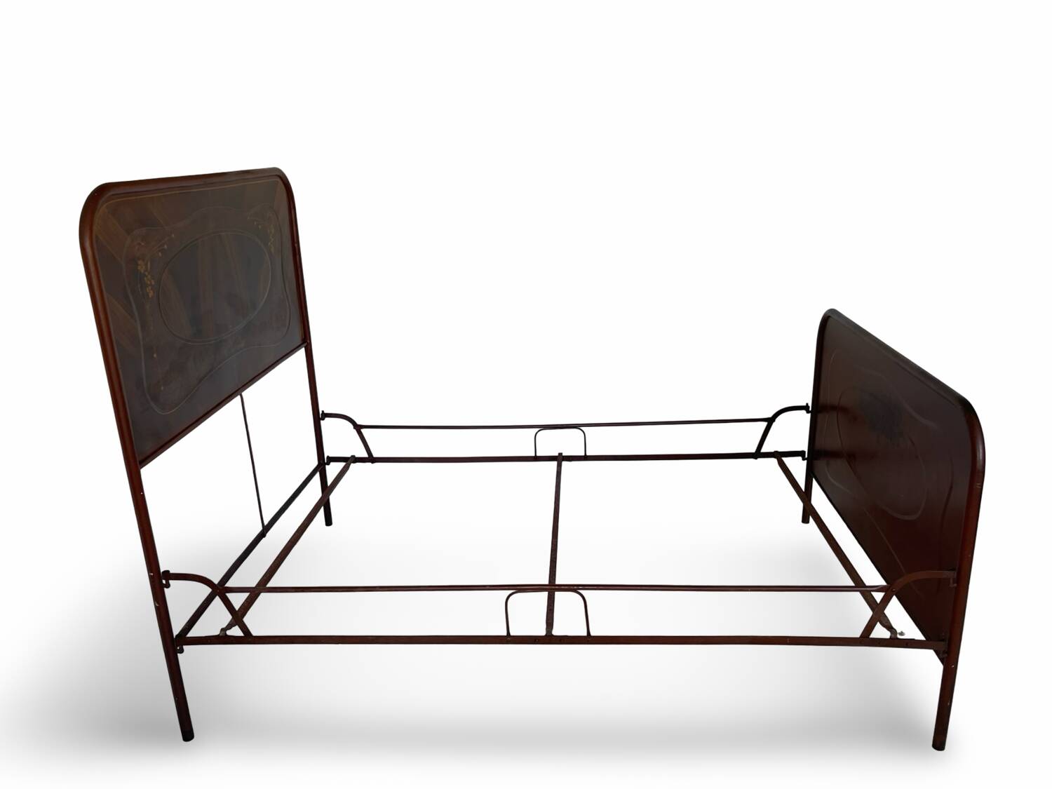 Cadre de lit Art déco italien une place et demie, 1925