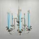 Art Deco Chandelier with Matching Sconces, Czechoslovakia 1930s