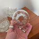 11 French moulded glass cups – 1970s
