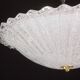 Charming Italian Trasparent Murano Glass Ceiling Fixture, Murano, 1960