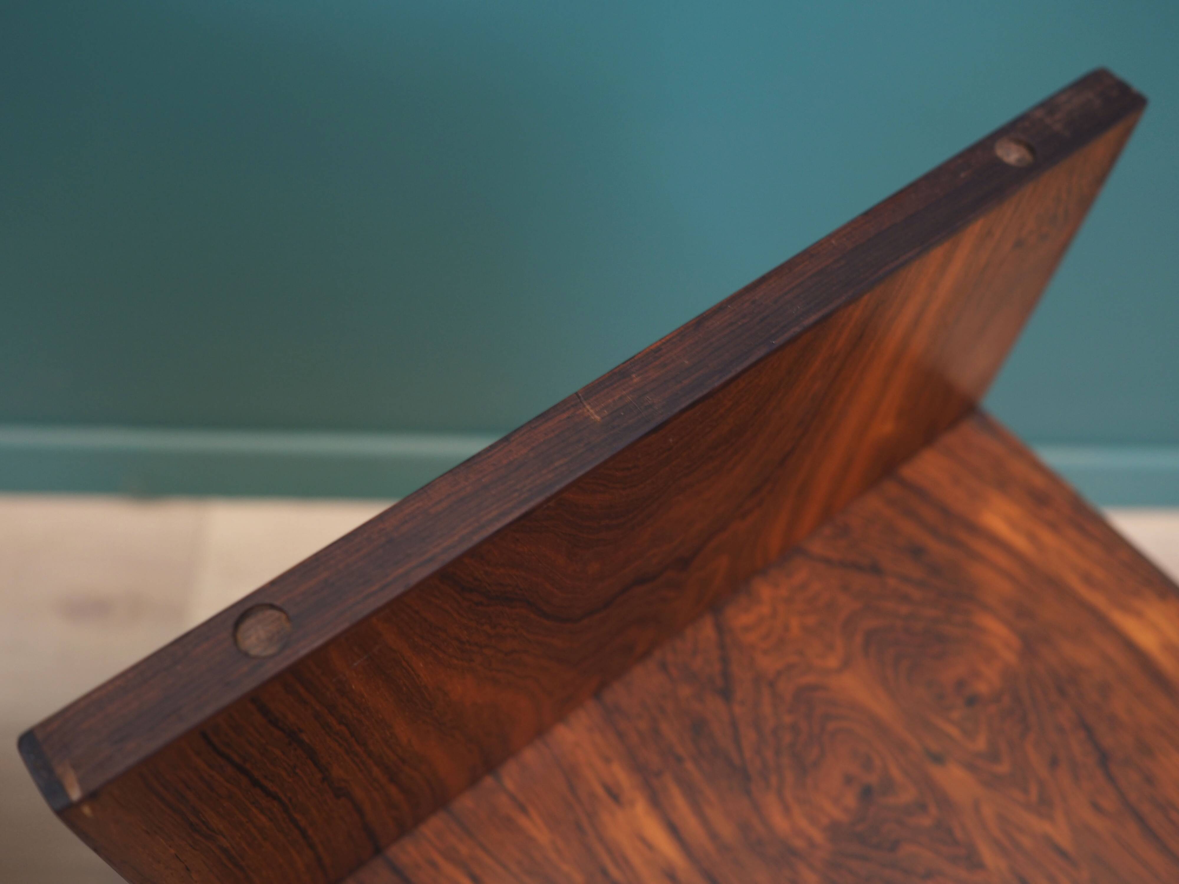 2 Danish rosewood floor-standing shelves, 1970s