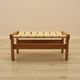 Pouf en chêne, design danois, années 1960, fabriqué au Danemark