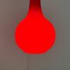 Lampes suspendues en verre rouge allemandes du milieu du siècle par Peill & Putzler, années 1960, lot de 2
