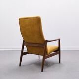 1965 Edmund Homa Chair, Model GFM-64 High Back in Yellow