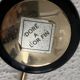 Vintage 1960s gold coat rack with 3 hooks - 45 x 7 cm