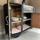 Black Art Deco Sideboard