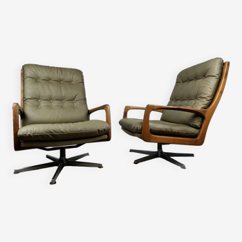 Pair of Eugen Schmidt armchairs for Soloform