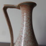 Glazed ceramic handle pitcher Fournier Demars