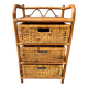 Rattan chest of drawers