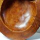 Large vintage nut bowl or empty pocket in teak wood, Italy, 1960s-70s