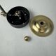 Ancienne applique laiton & opaline vintage