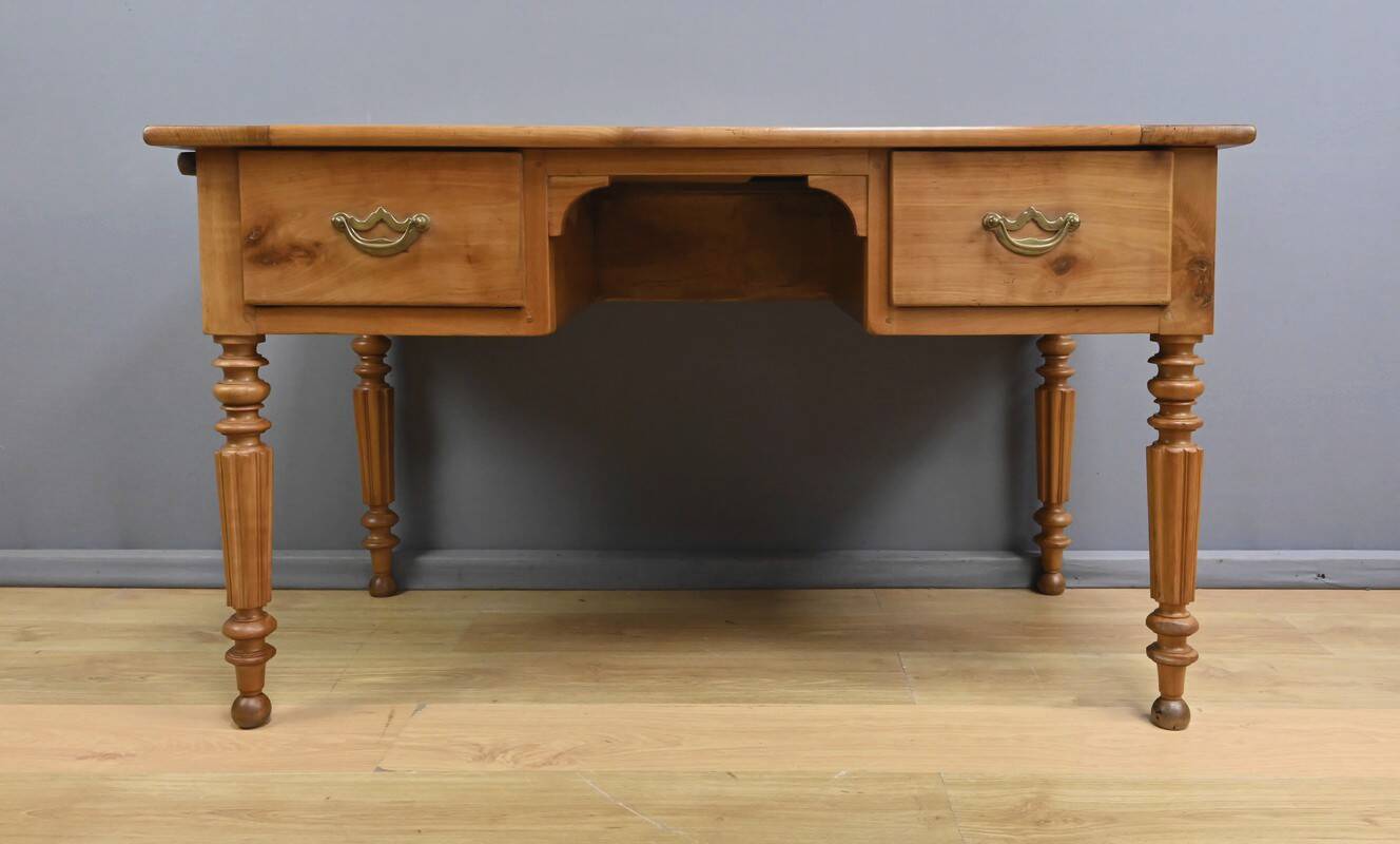 Cherrywood writing desk, Louis-Philippe style – Late 19th century