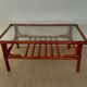 1970s rattan coffee table