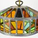 Color stained glass suspension