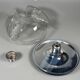 1960s 1970s Wall or Ceiling Lamp "Wave" by Koch & Lowy for Peill & Putzler