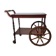 Former service with large wooden wheels