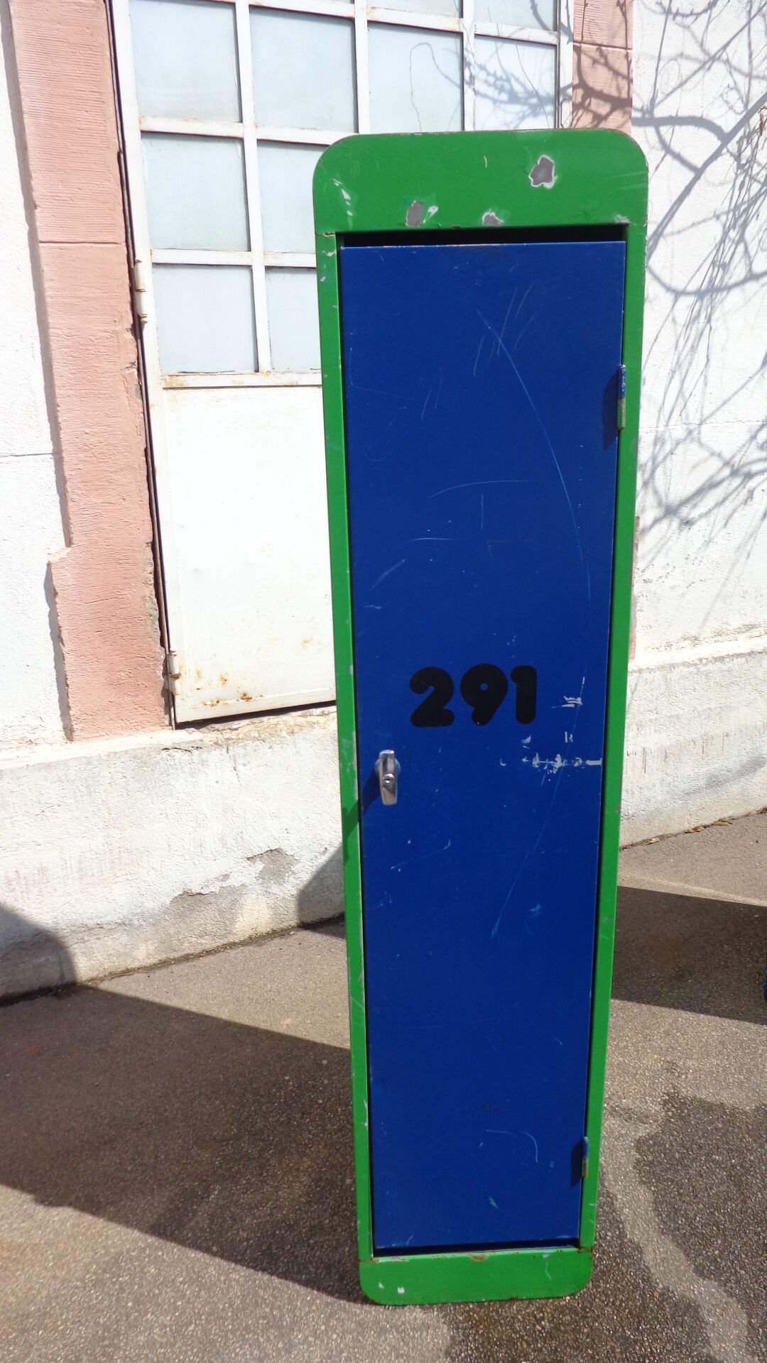 2 multicolored changing rooms