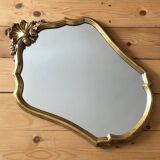 Miroir à la poudre d’or style Louis XV