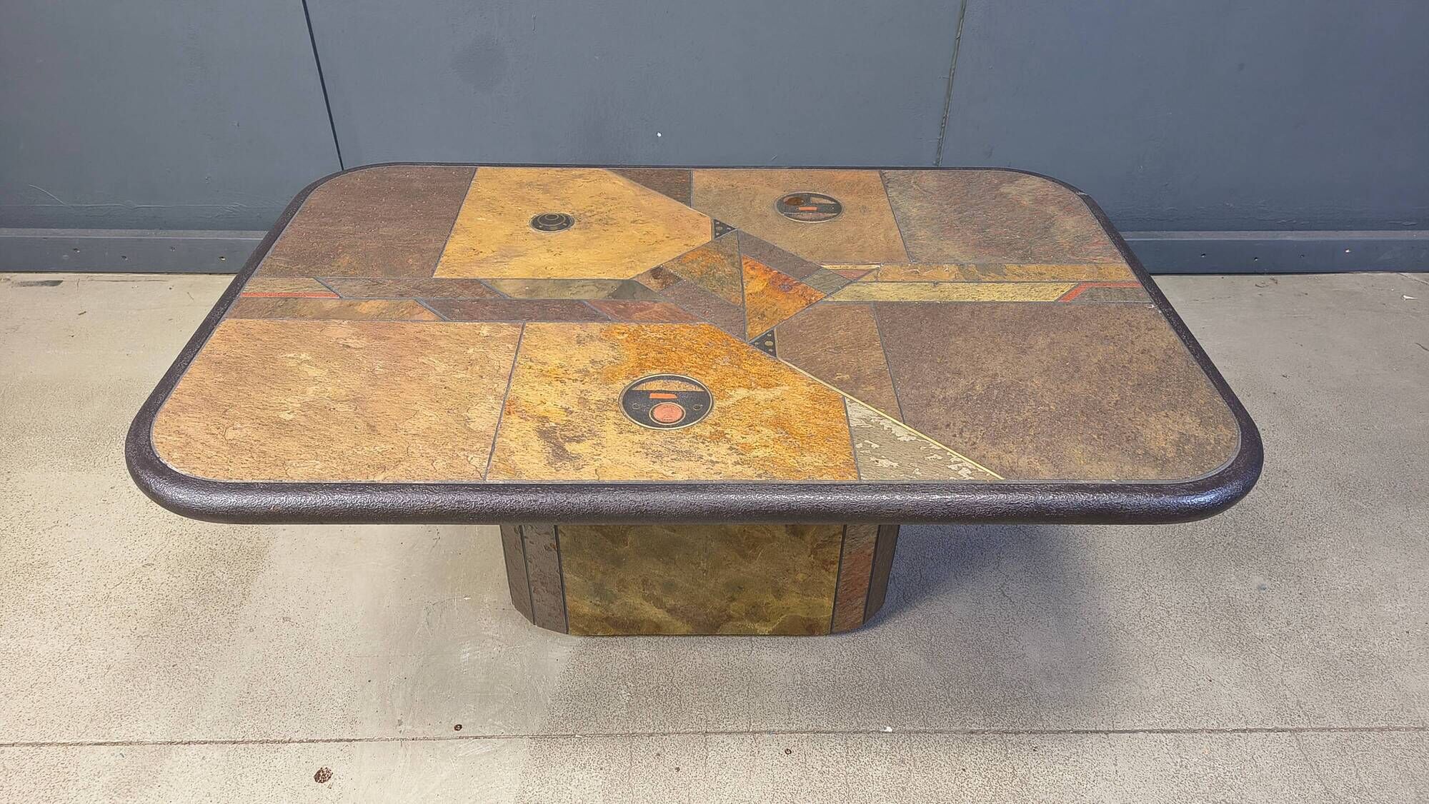 Paul Kingma attributed coffee table, 1980s