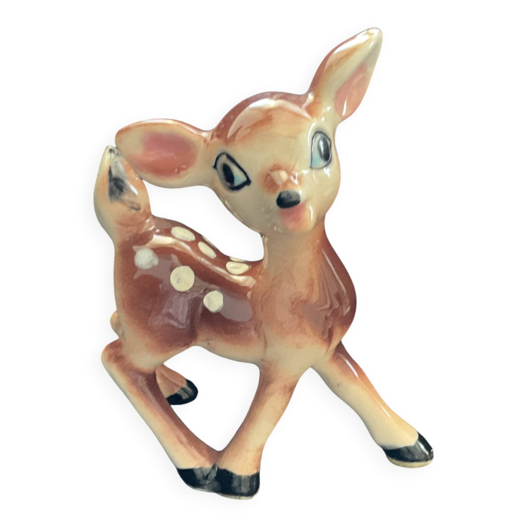 Porcelain doe figurine