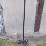 Wrought iron lamppost