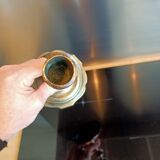 Bougeoir en bronze ancien Transition