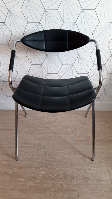 “Rugby” model armchair, Gilbert Steiner design, 1960s