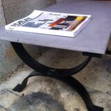 Lava stone coffee table
