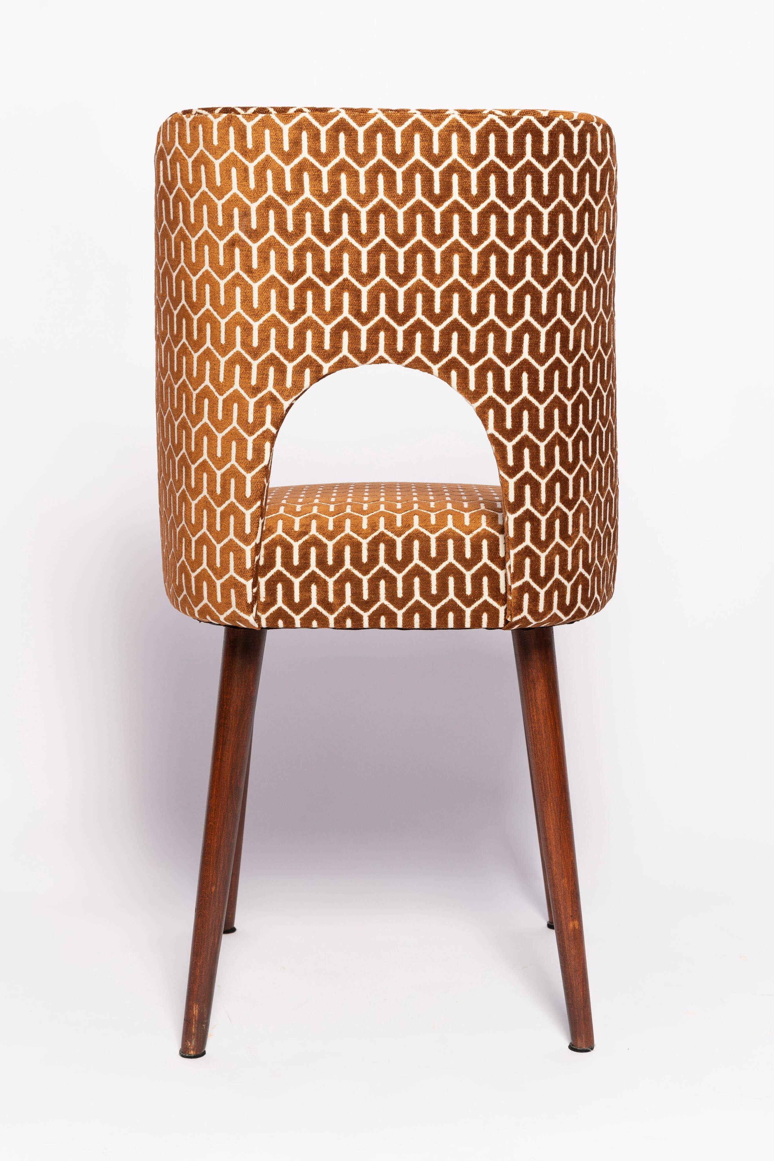 'Shell' chair chocolate mid-century, Europe, 1960s