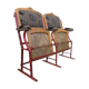 Fauteuils théâtre cinéma 1900 appairés tapissier