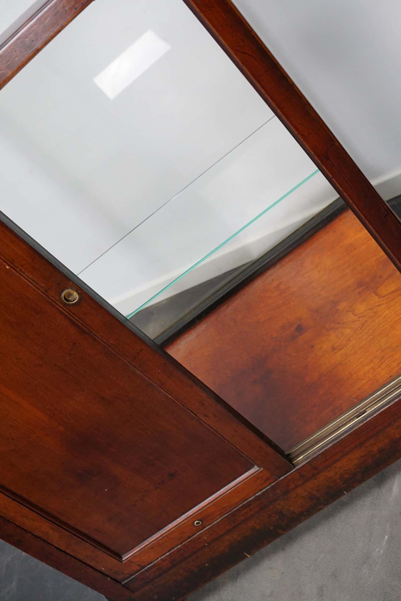 Mahogany counter window late nineteenth century