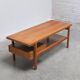 Table basse double face rare par Jos De Mey pour Van Den Berghe-Pauvers, années 1960.