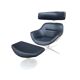 Auckland lounge chair and ottoman by Jean Marie Massaud for Cassina