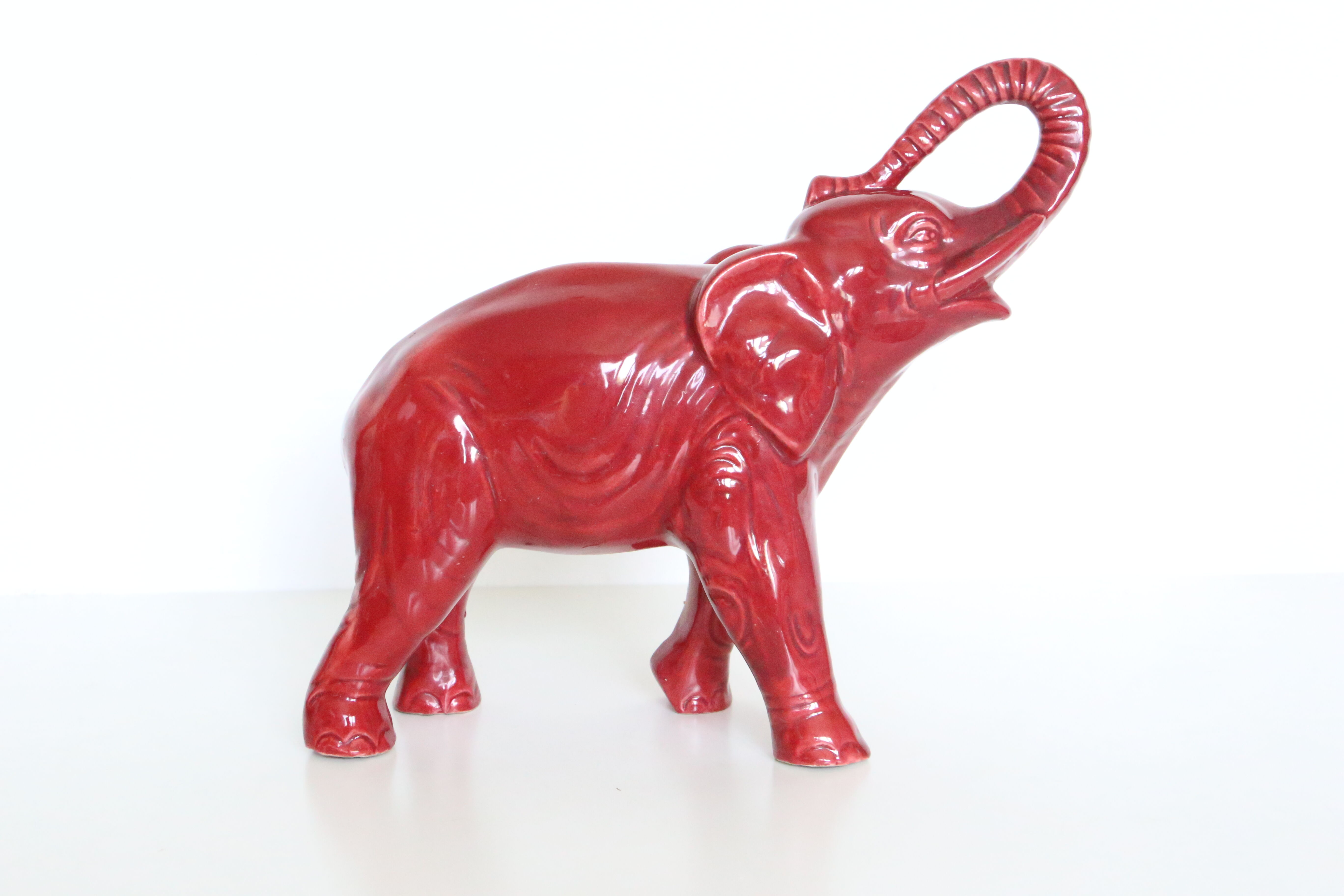 Ceramic st clement representation of elephant, vintage