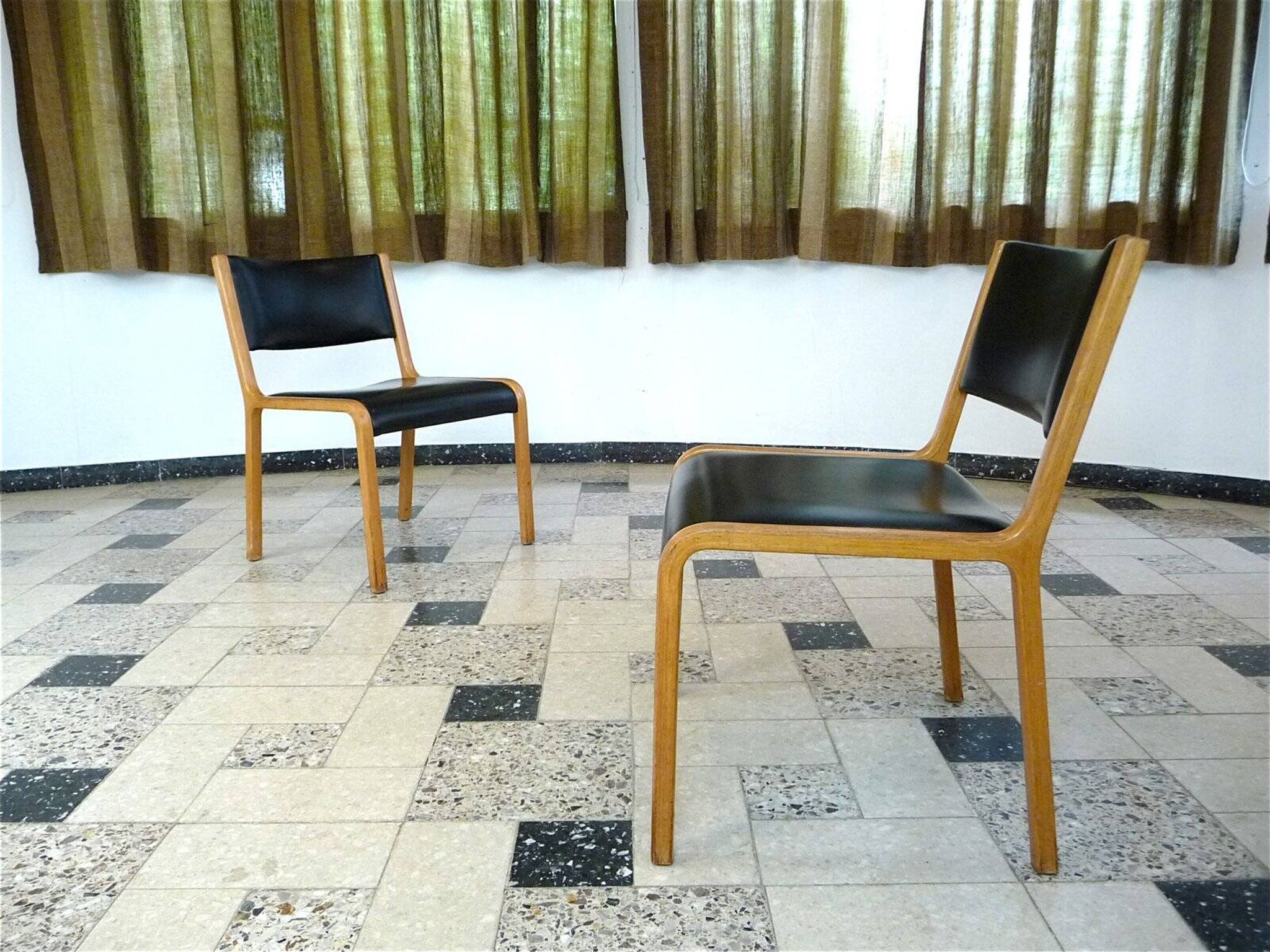 Set of 2 Bentwood Side Chairs by Wilhelm Ritz for Wilkhahn, Germany 1960s