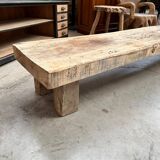 Solid elm coffee table