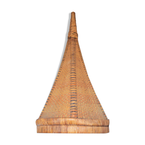 plafonnier en rotin des