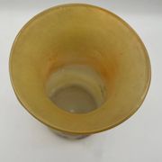 Legras Art Nouveau vase in enameled glass with flower decoration