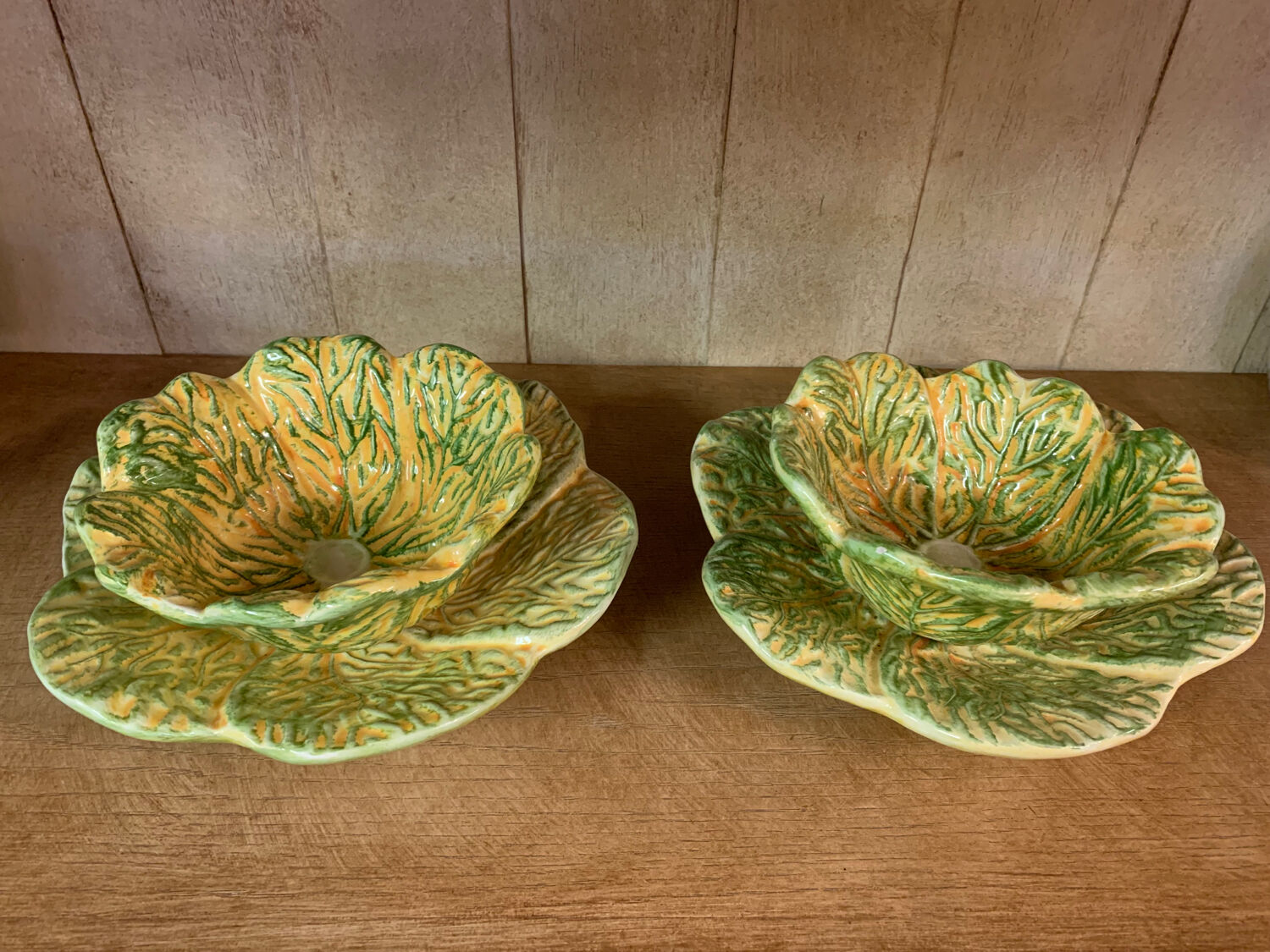 Hollow plates Cabbage in Slip