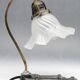 Lampe de chevet en verre et métal Art Nouveau du début du 20e siècle, Autriche, années 1890.