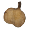Ancienne planche à découper forme pomme en bois