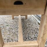 Stripped farmhouse table 180 cm