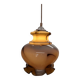 Vintage French goblet-shaped pendant lamp